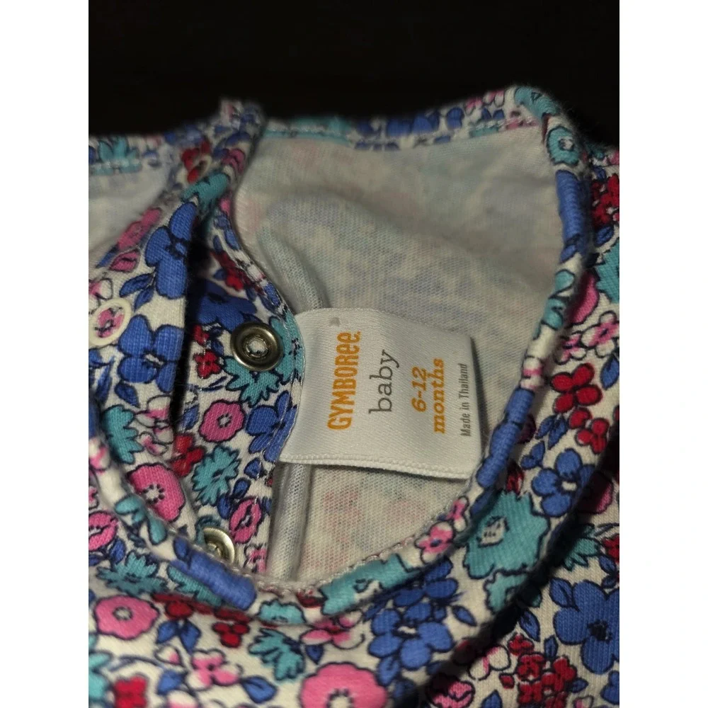Gymboree layette line purrfect prep cat outfit top and leggings size 6 12 months